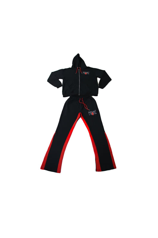 Goon Ski-Mask Sweatsuit (Black&Red)