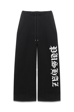 Pushaz LA Old English Font Sweatpants Bold Letters (Black)