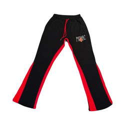 Goon Ski-Mask Flare Sweatpants (Black&Red)