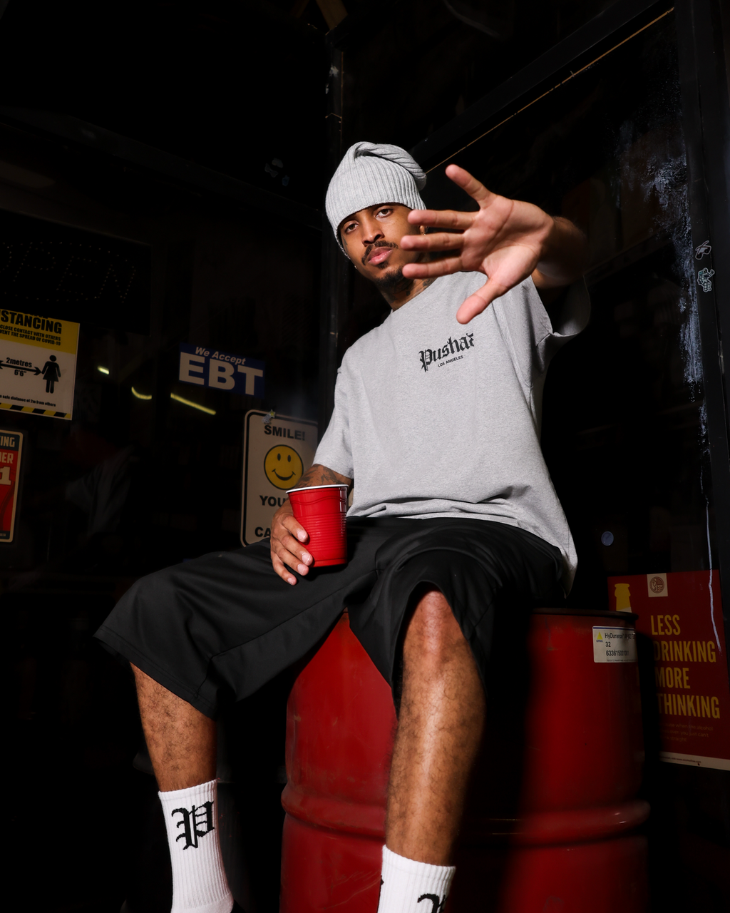 Flagship Logo “P” Socks pushazla